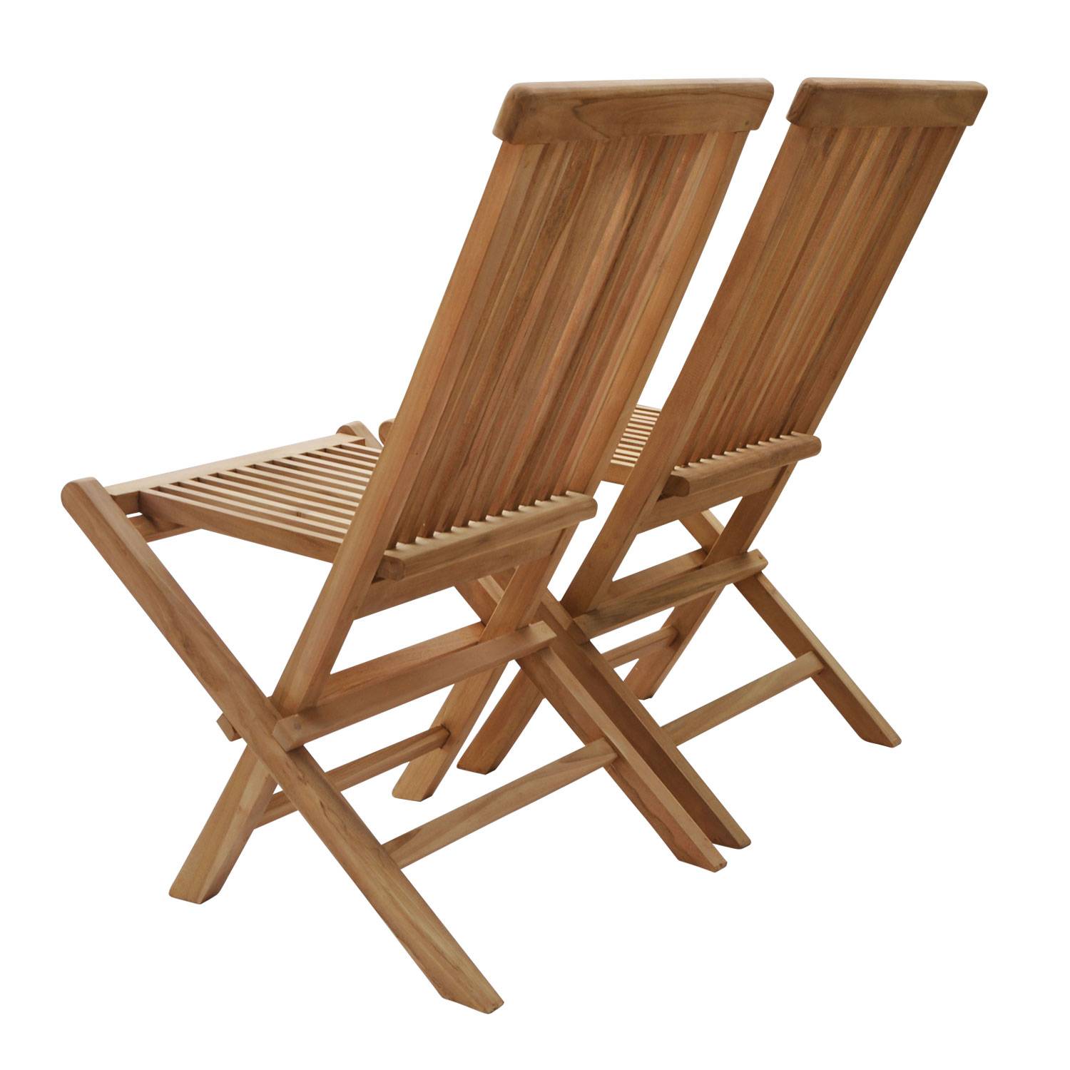 SALENTO - Lot de 4 Chaises en Teck